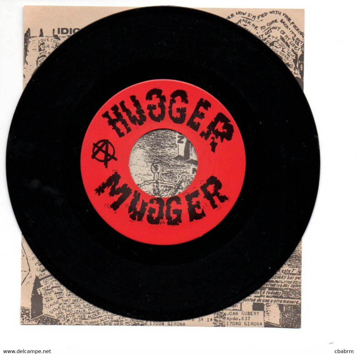 EP 45 TOURS HUGGER MUGGER IDIOTA 1993 ESPAGNE Avec Insert - Punk