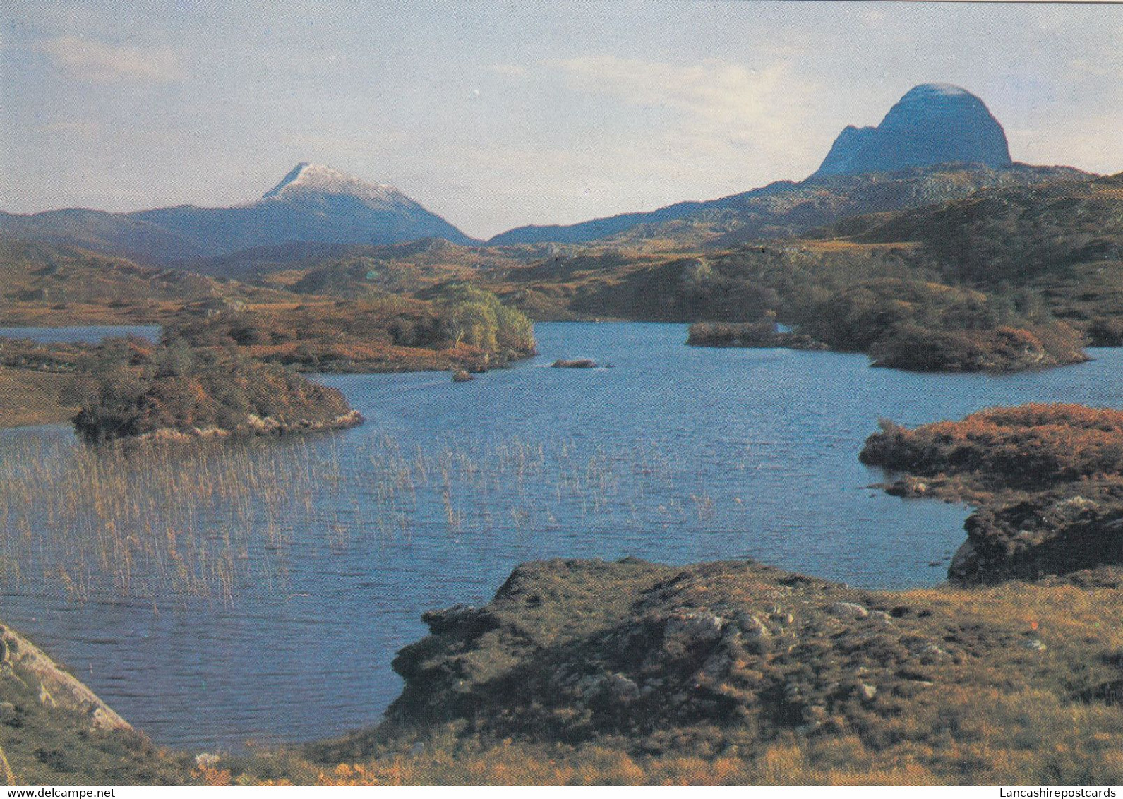 Postcard Suilven And Canisp From Loch Swordalain Lochinver Sutherland Scotland  My Ref B25398 - Sutherland