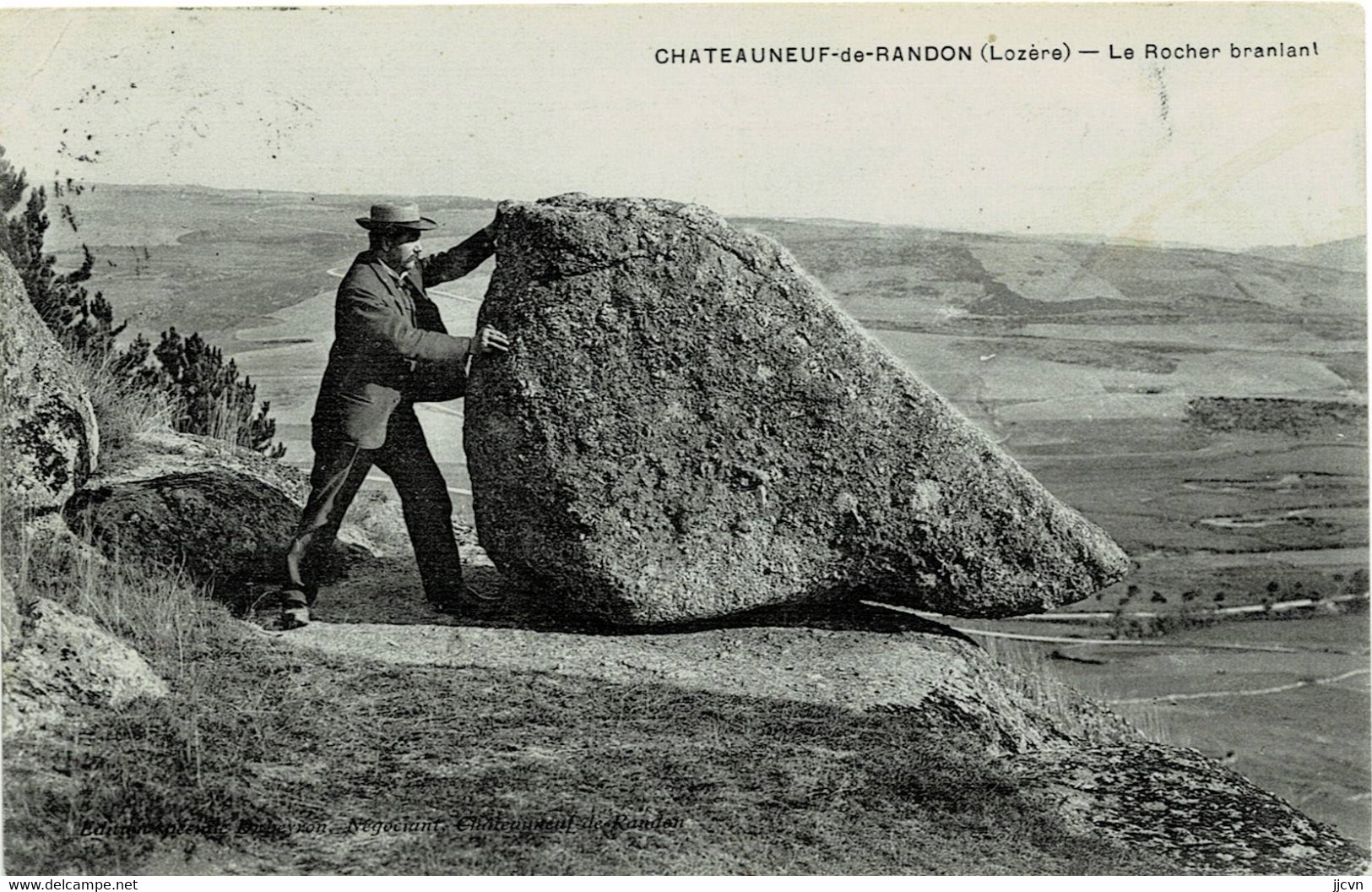""48 - Lozère - Châteauneuf De Randon - Le Rocher Branlant - Chateauneuf De Randon