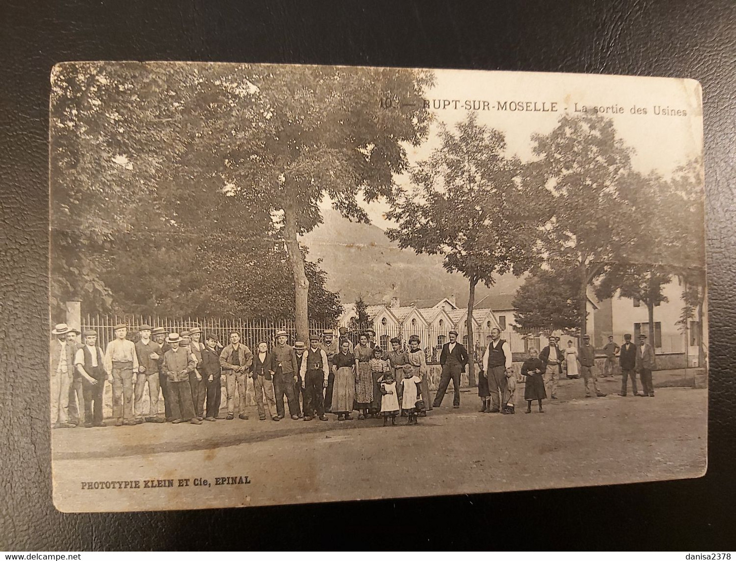 88 - Vosges -RUPT SUR MOSELLE - La Sortie Des Usines - Carte Pliée - Industry