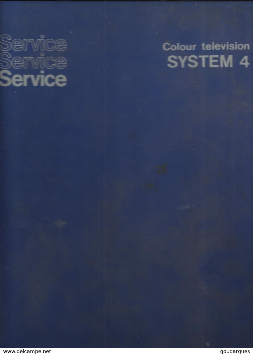 Colour Television System 4 - Service Manual  - Caractéristiques Du Chassis KT4 - Televisione