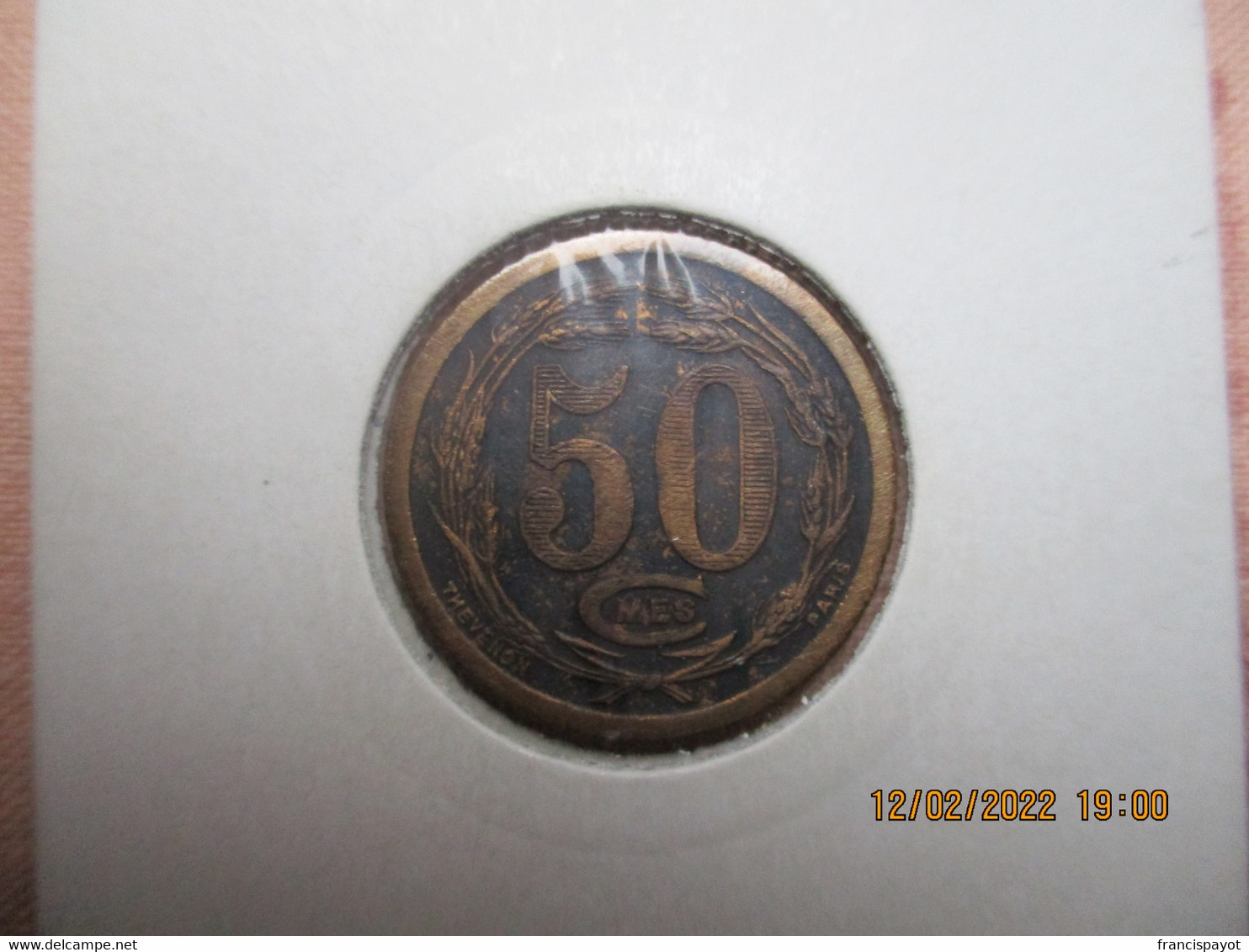 Djibouti: 50 Centimes Chambre De Commerce 1921 (rare) - Djibouti