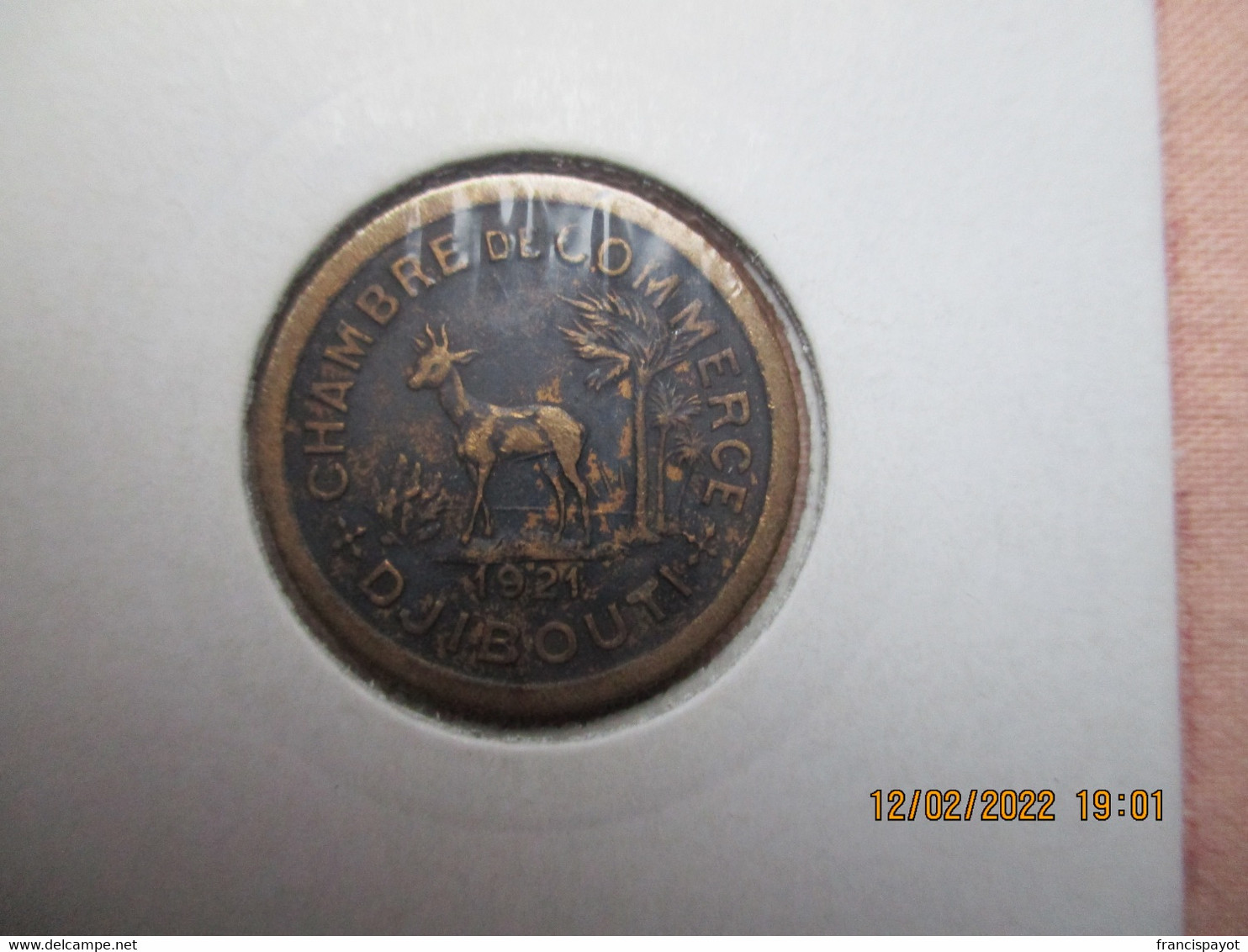 Djibouti: 50 Centimes Chambre De Commerce 1921 (rare) - Djibouti