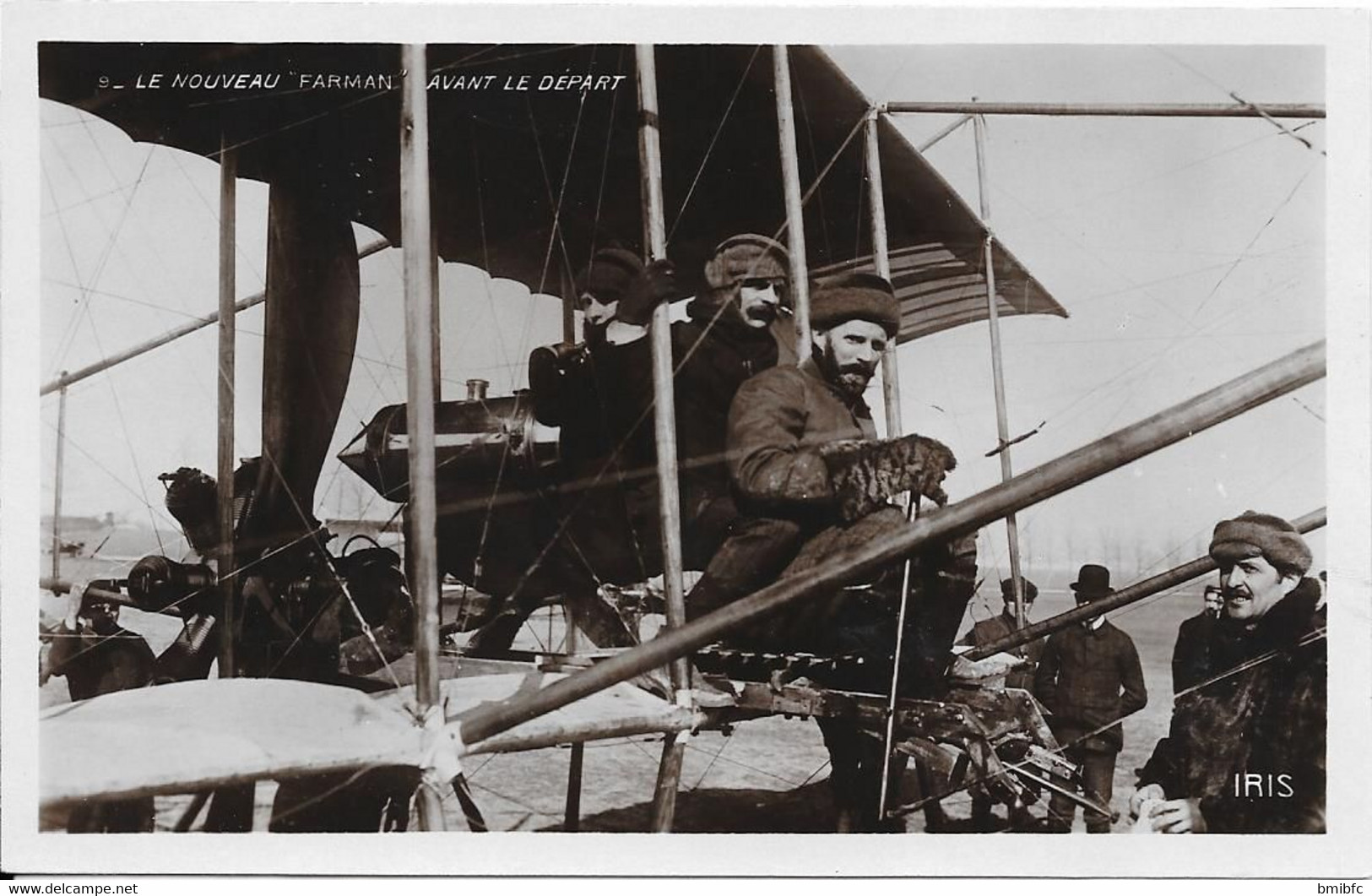 Carte Photo - Le Nouveau FARMAN Avant Le Départ - ....-1914: Précurseurs