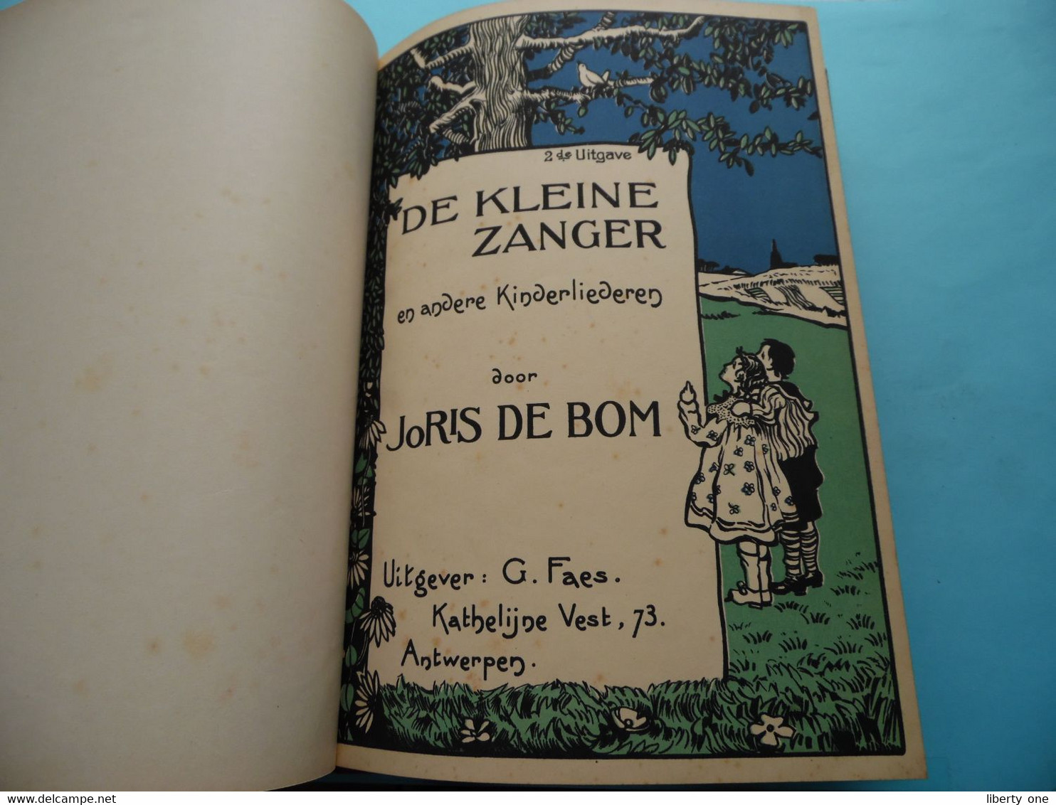 De KLEINE ZANGER En Ander Kinderliederen Door JORIS DE BOM ( 2de Uitgave > G. Faes Kathelijne Vest > Zie Scans ) ! - Autres & Non Classés