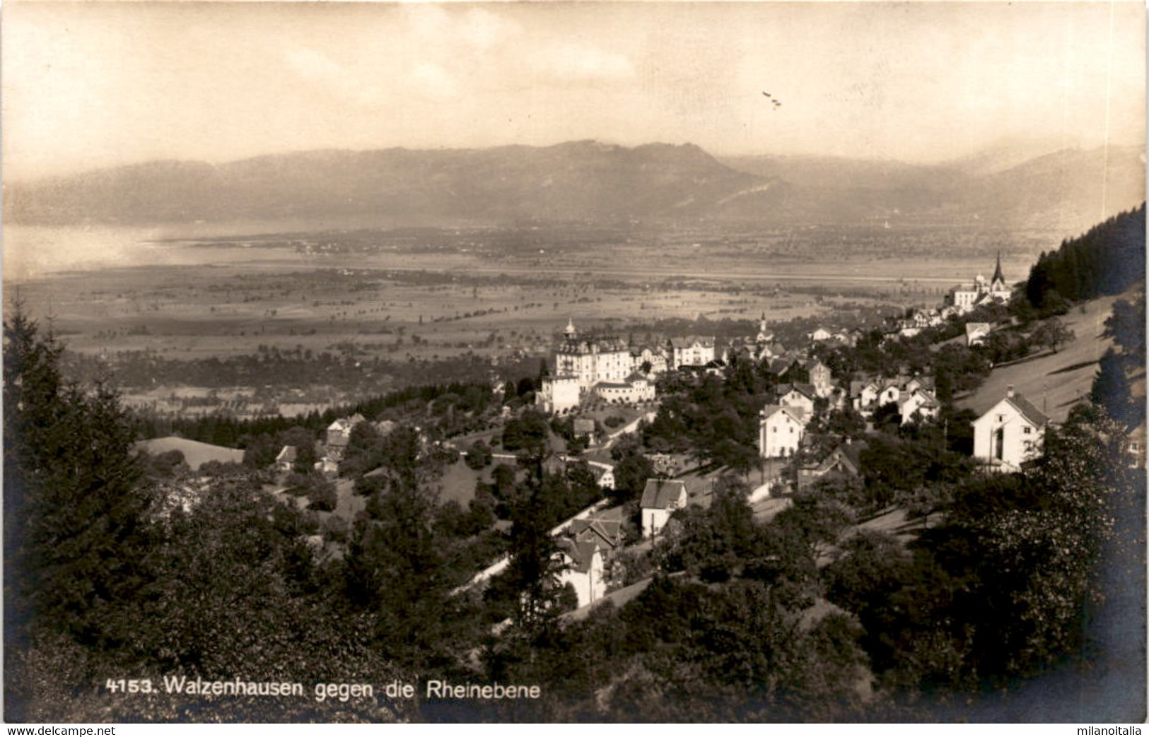 Walzenhausen Gegen Die Rheinebene (4153) - Walzenhausen