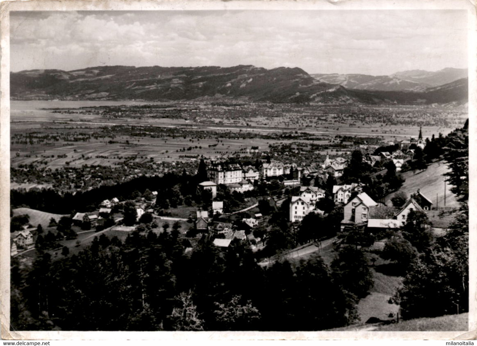 Kurort Walzenhausen - Blick Ins Vorarlberg Mit Rheinebene * 1. 4. 1956 - Walzenhausen