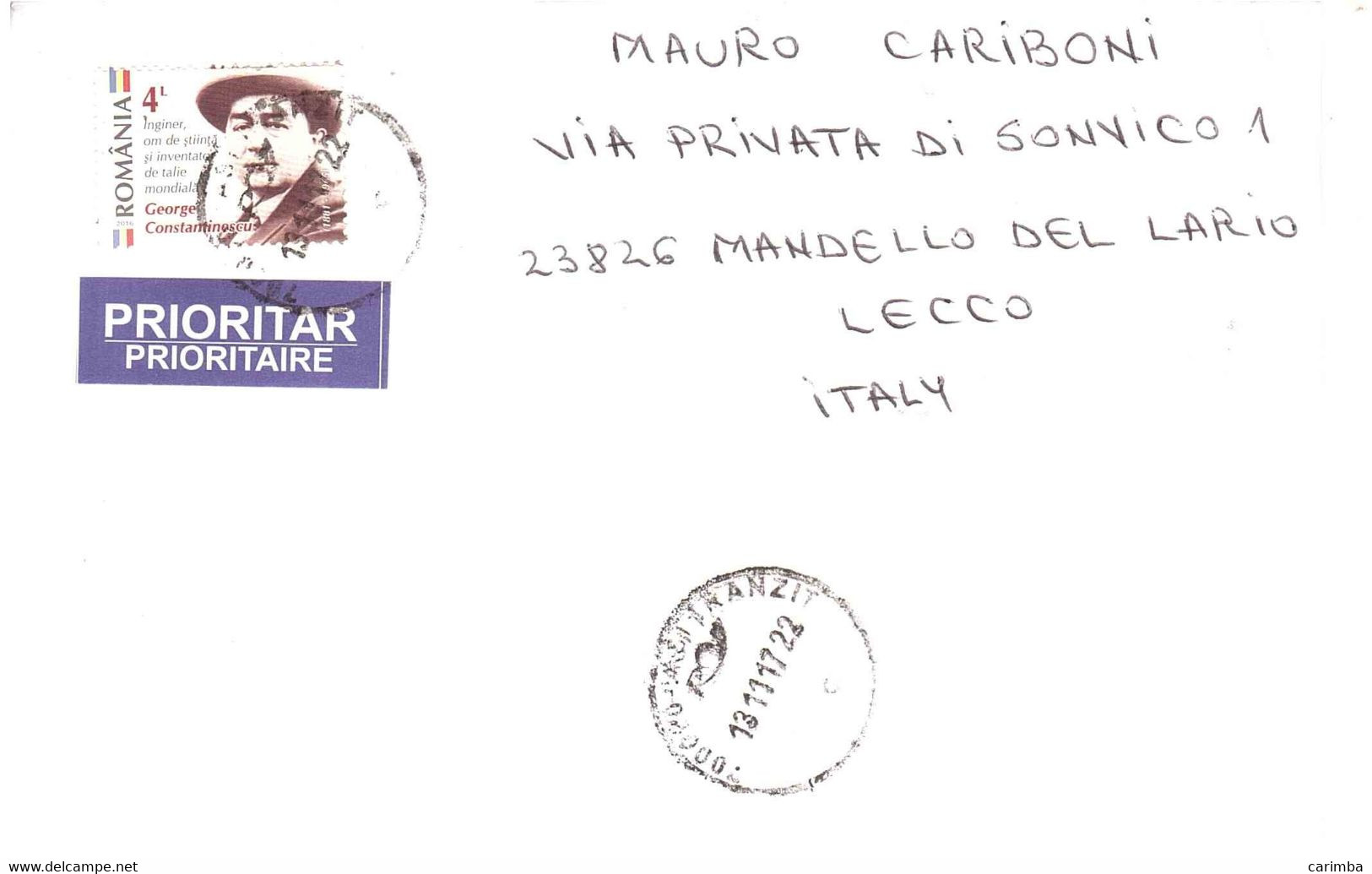 LETTERA PER ITALIA - Lettres & Documents