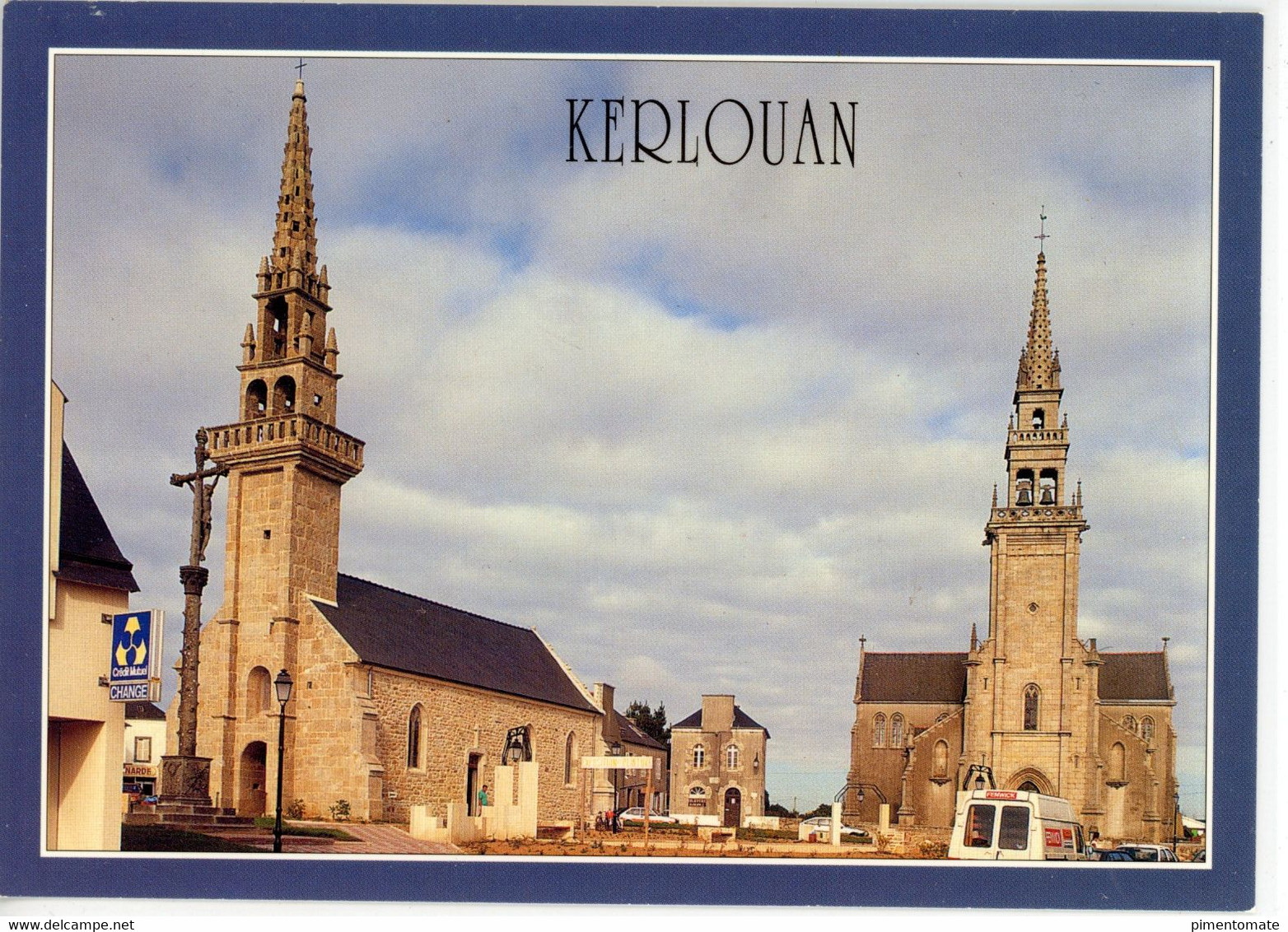 KERLOUAN L'EGLISE ET LA CHAPELLE DU BOURG - Kerlouan