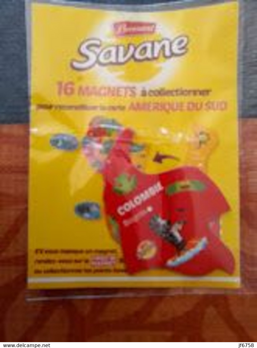 Magnet Savane Brossard Amérique Du Sud Colombie  Dans L'emballage D'origine - Publicitaires