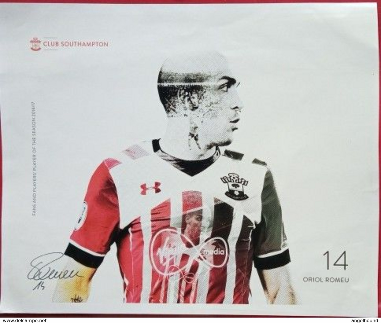 Oriol Romeu ( Spanish Football Player) - Autografi