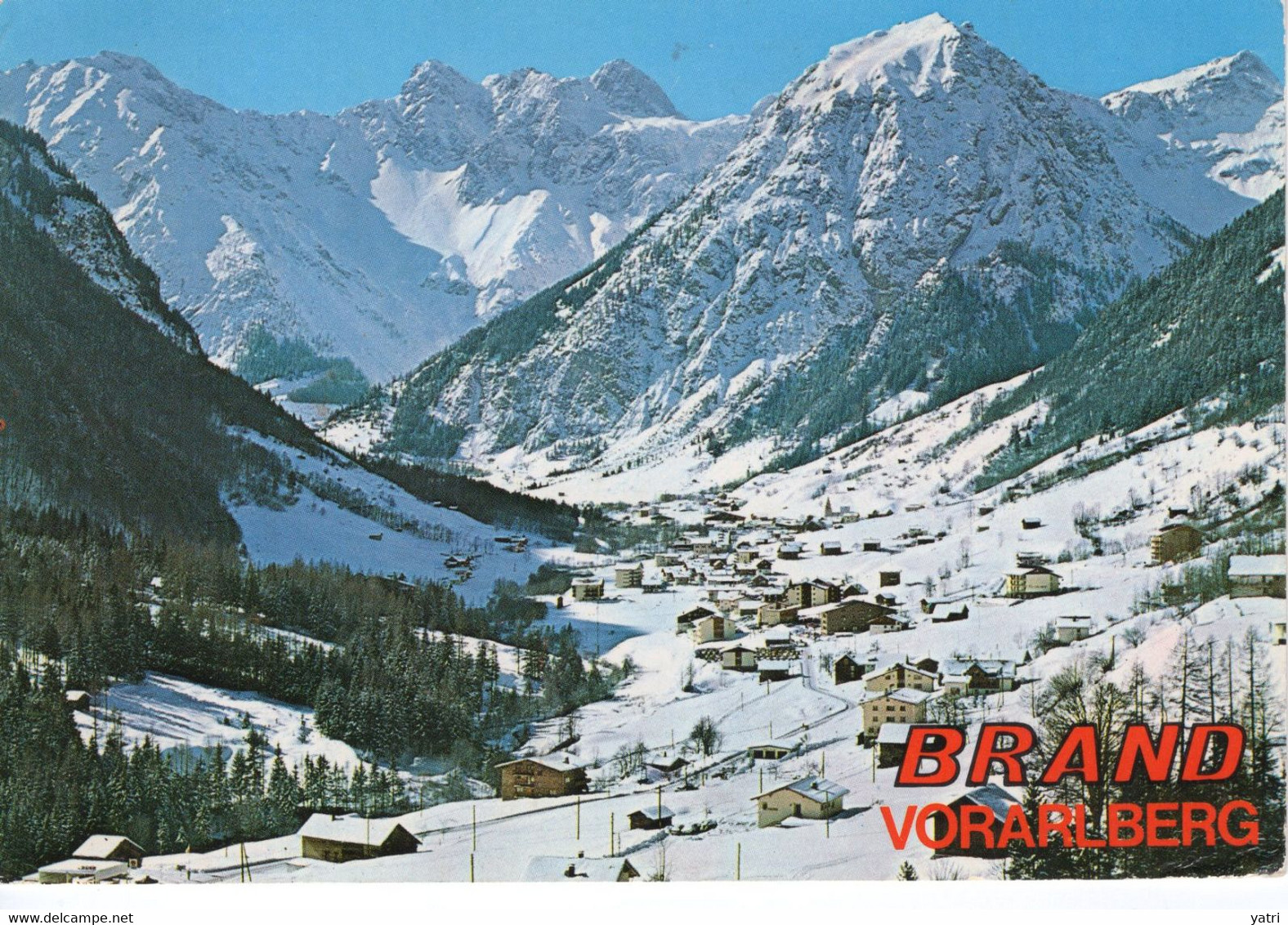 Vorarlberg - Brand (viaggiata 1986) - Brandertal