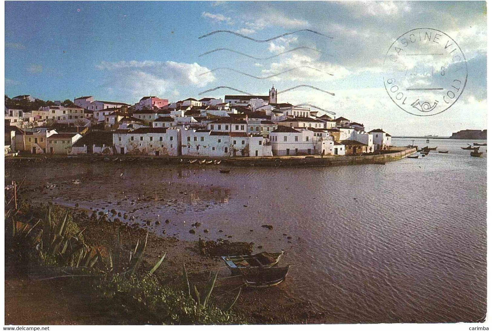 1991 FERRAGUDO ALGARVE CARTOLINA PER ITALIA - Brieven En Documenten