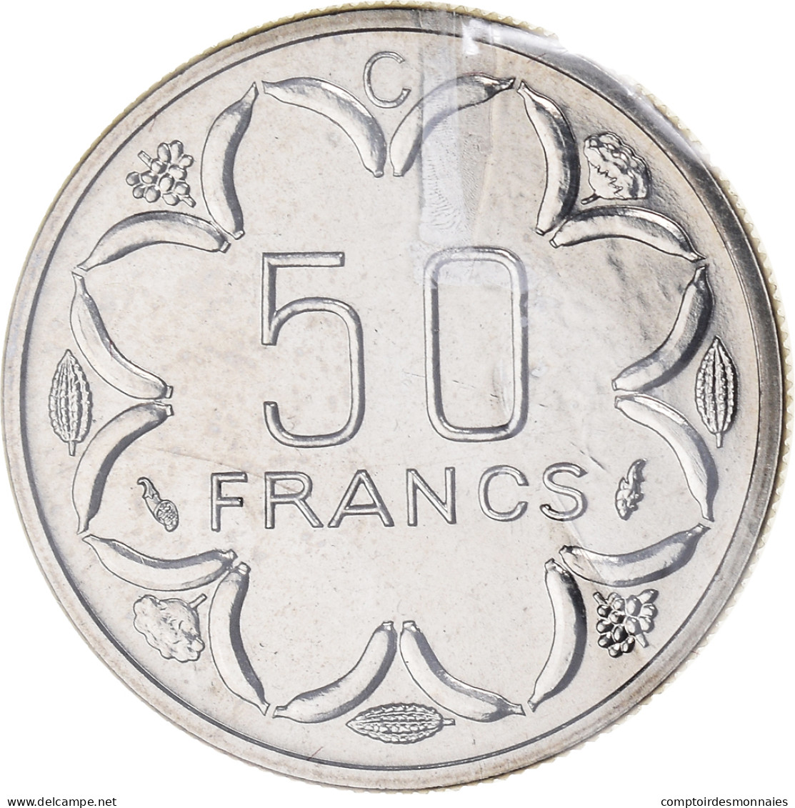 Monnaie, États De L'Afrique Centrale, 50 Francs, 1976, Paris, ESSAI, FDC - Congo (Rép. Démocratique, 1964-70)