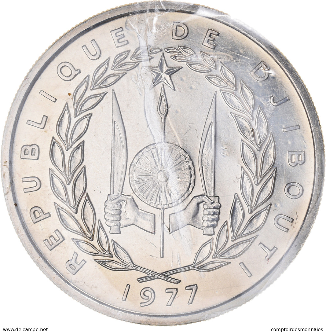 Monnaie, Djibouti, 100 Francs, 1977, Paris, ESSAI, FDC, Cupro-nickel, KM:E7 - Djibouti