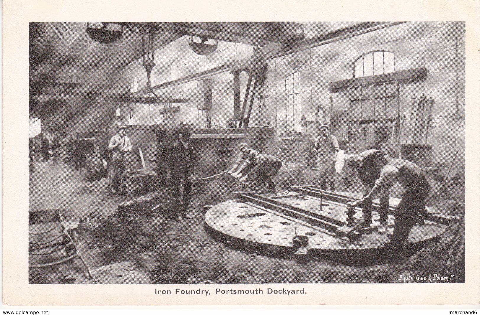 Iron Foundry Portsmouth Dockyard édition Wellington Photo Gale & Polden - Portsmouth