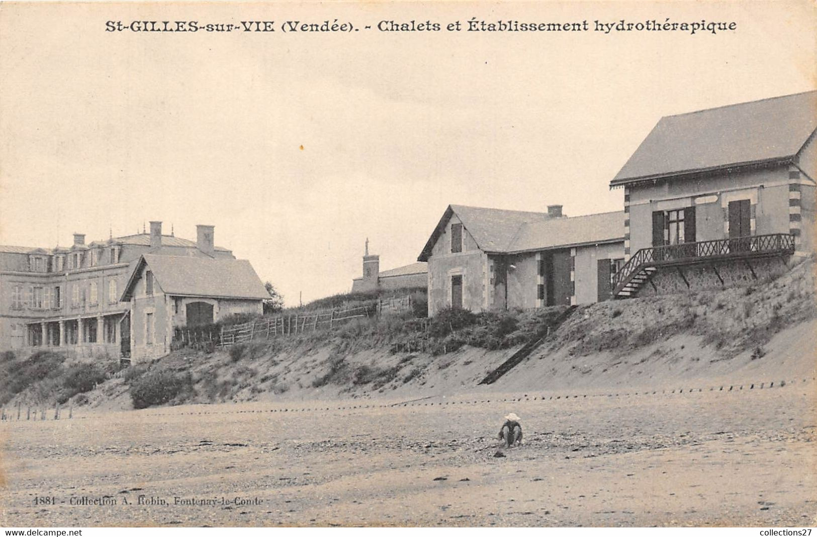 85-SAINT-GILLES-CROIX-DE-VIE- CHALETS ET ETABLISSEMENT HYDROTHÉRAPIQUE - Saint Gilles Croix De Vie