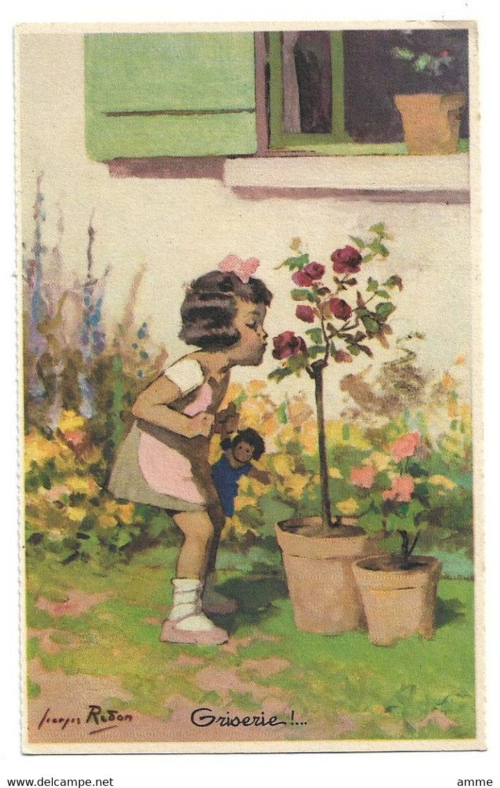 Vintage Postcard Illustrateur Jacques Redon *  Griserie - Redon