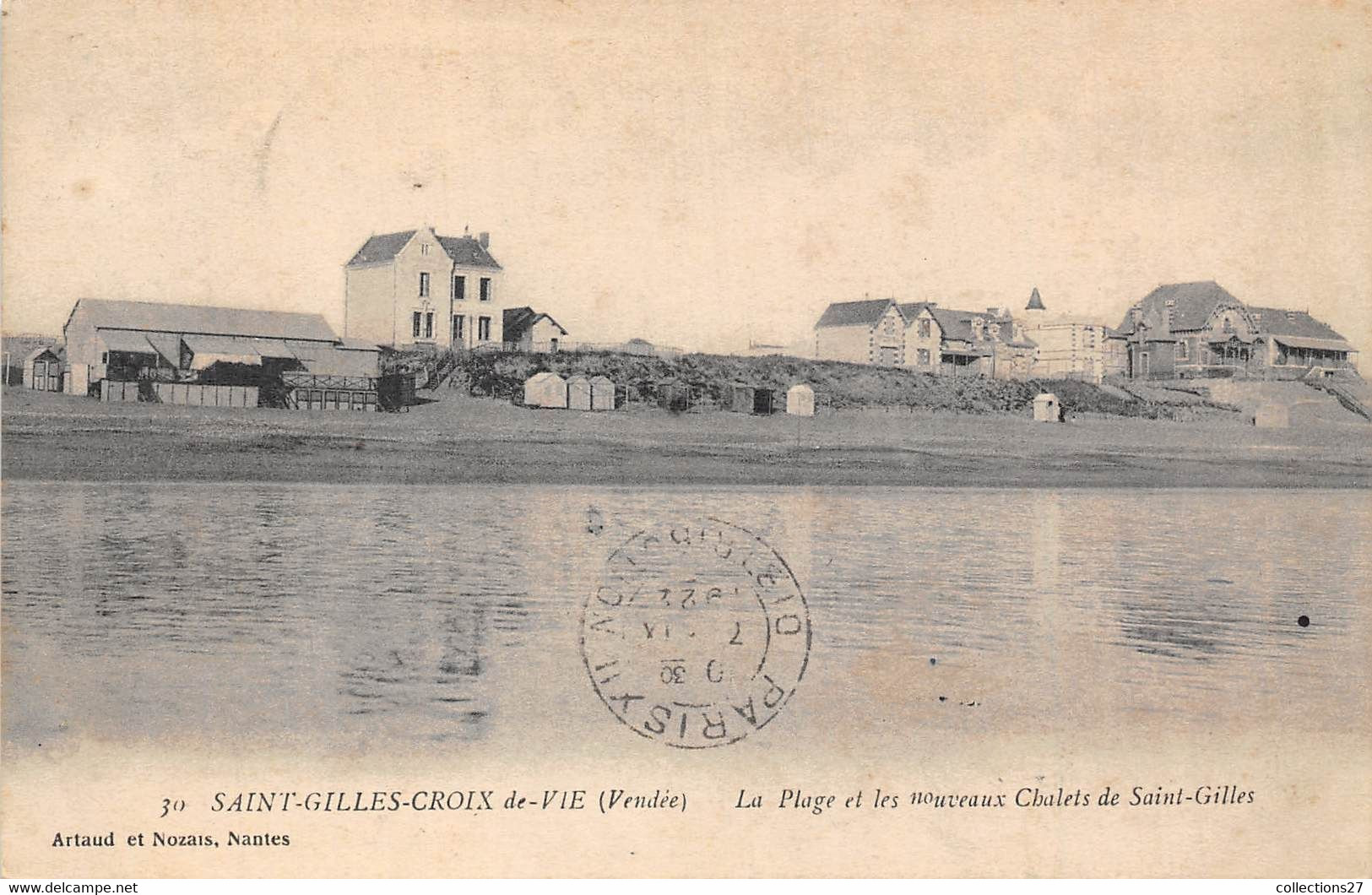 85-SAINT-GILLES-CROIX-DE-VIE- LA PLAGE ET LES NOUVEAUX CHALETS DE ST-GILLES - Saint Gilles Croix De Vie