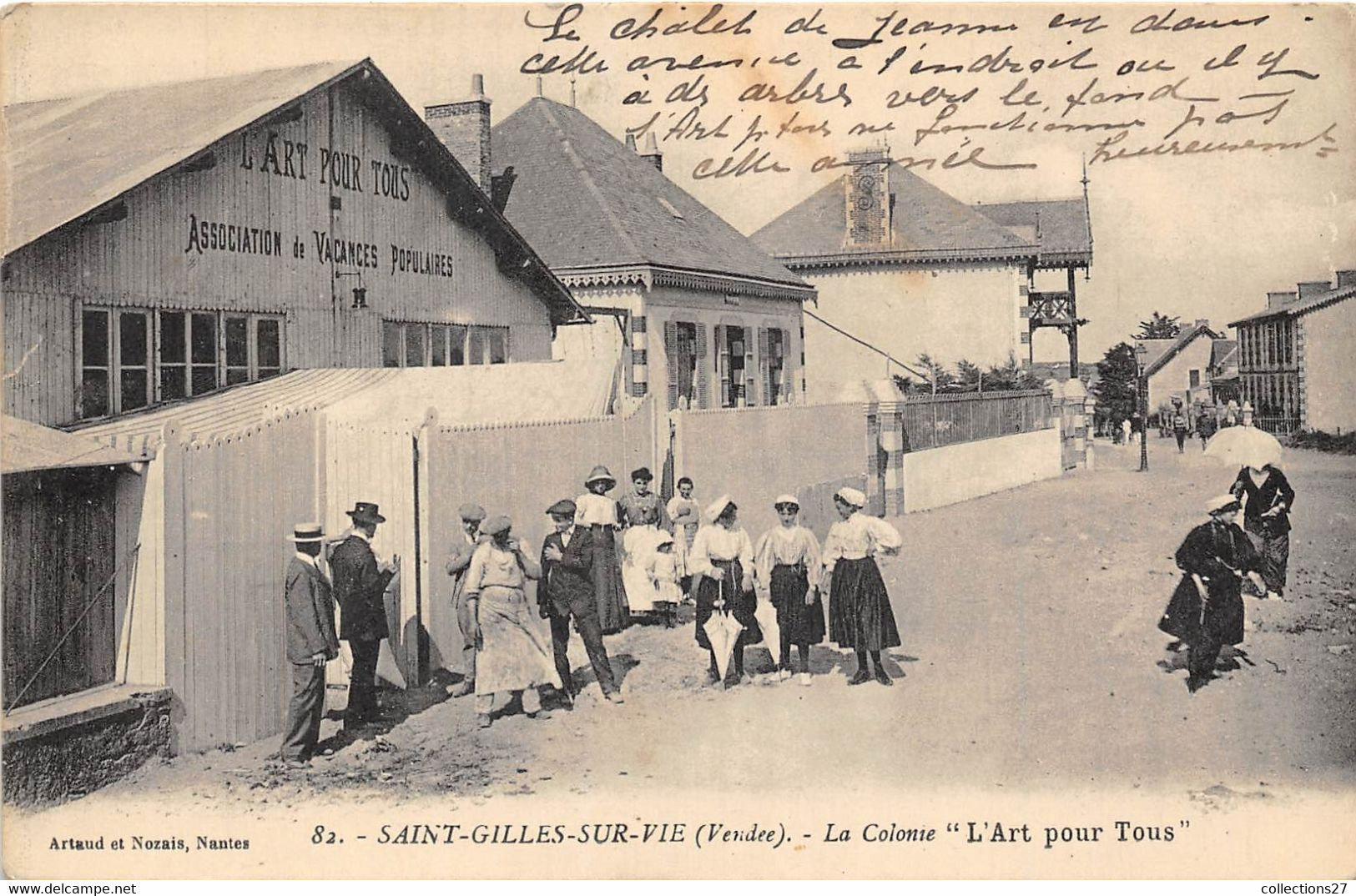 85-SAINT-GILLES-CROIX-DE-VIE- LA COLINIE , L'ART POUR TOUS " - Saint Gilles Croix De Vie