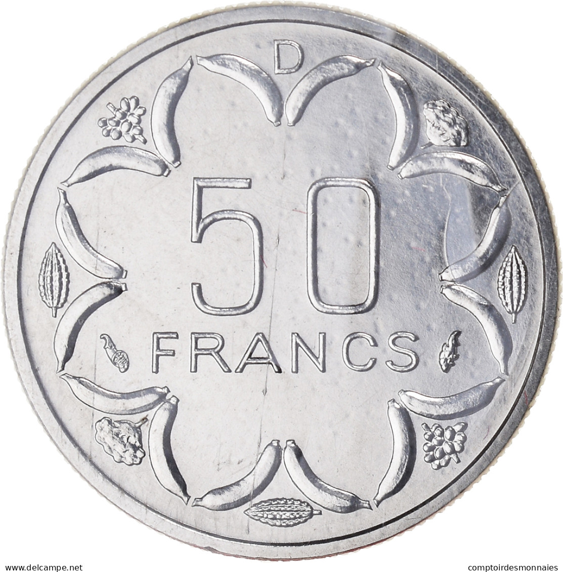 Monnaie, États De L'Afrique Centrale, 50 Francs, 1976, Paris, ESSAI, FDC - Gabon