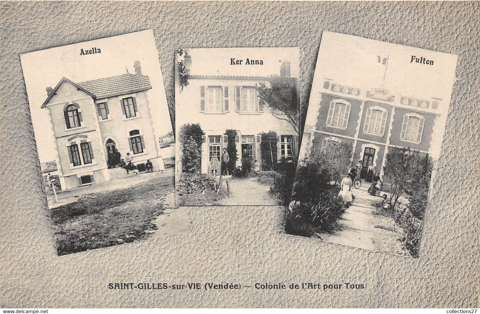85-SAINT-GILLES-CROIX-DE-VIE- MULTIVUES COLONIE DE L'ART POUR TOUS - Saint Gilles Croix De Vie