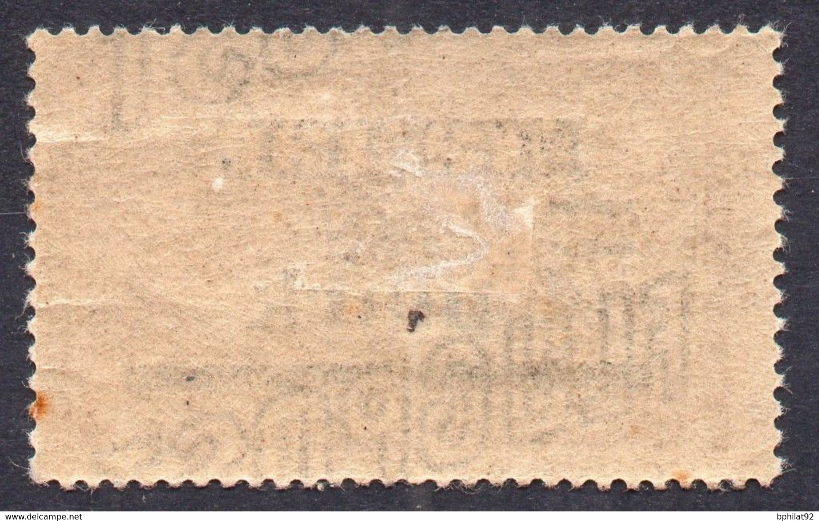 !!! MEMEL, PA N°4a SURCHARGE DOUBLE FLUGPOST NEUF *, UN POINT DE ROUSSEUR - Unused Stamps