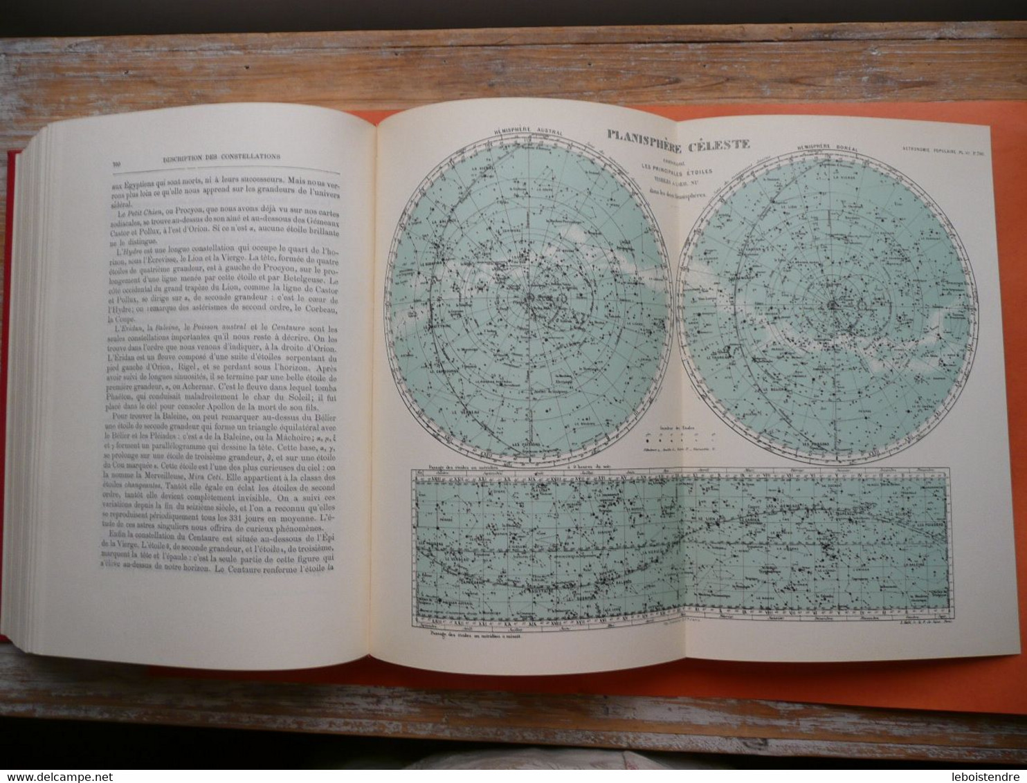 ASTRONOMIE POPULAIRE PAR CAMILLE FLAMMARION 1880 IMPRIME 1975 ILLUSTREE DE 360 FIGURES PLANCHES CARTES CELESTES ETC - Sterrenkunde