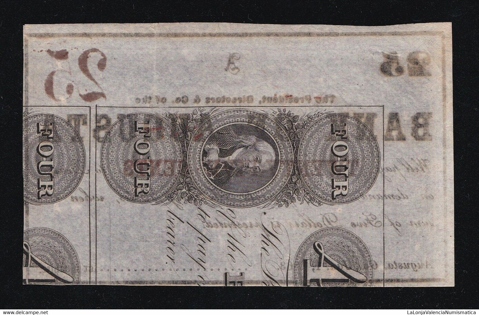 Estados Unidos United States 25 Cents 1863 Bank Of Augusta Georgia - Georgia