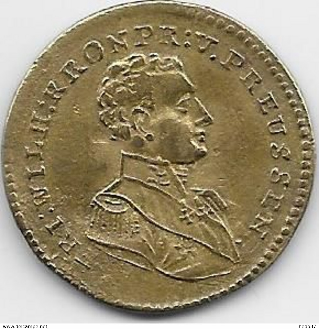 Allemagne - Roi De Prusse Frédéric Guillaume - Monarquía/ Nobleza