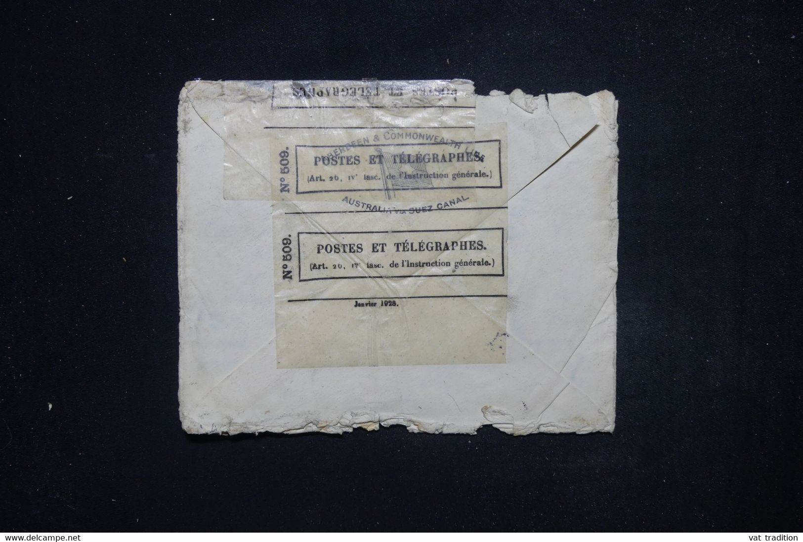 FRANCE - Cachet D'Accident D'Avion Sur Enveloppe Pour Riga En 1928, Voir Annotation En Anglais - L 118123 - Ramppost