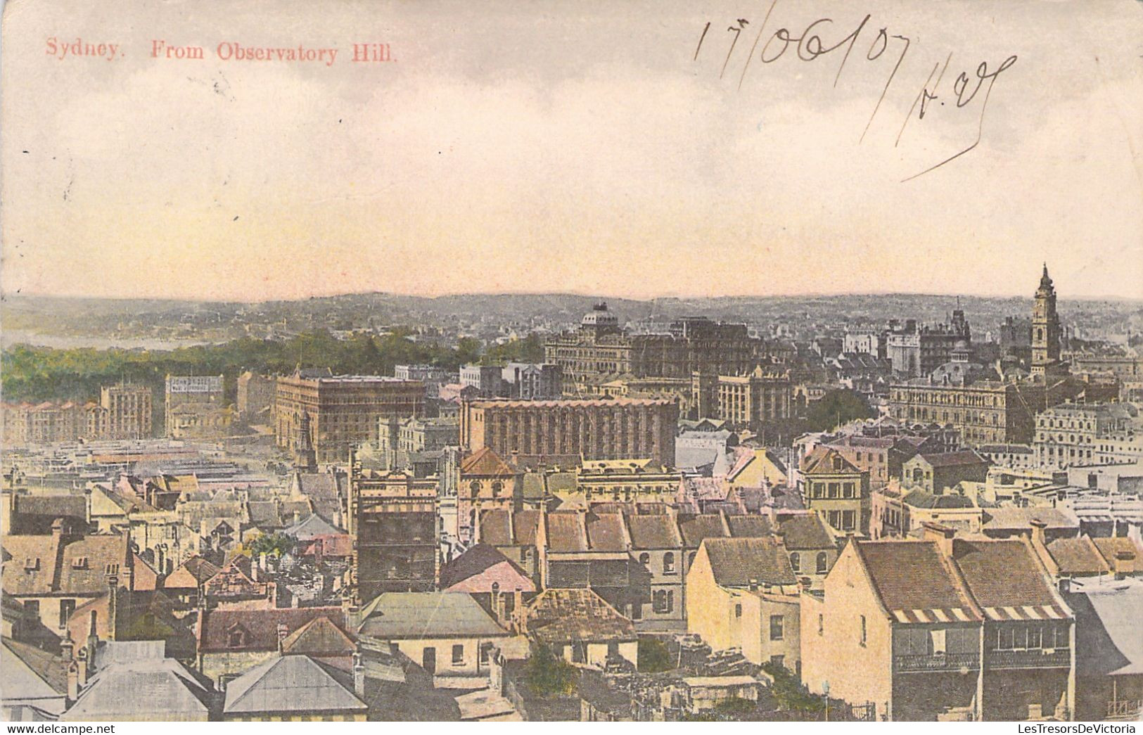 Sydney - From Observatory Hill - Vue De Sydney - Carte De Juin 1907 - Sydney