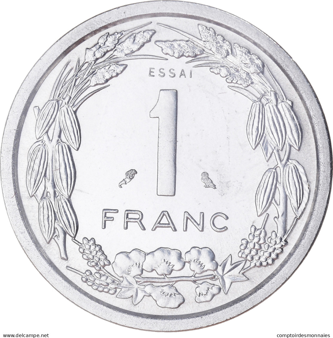 Monnaie, États De L'Afrique Centrale, Franc, 1974, Paris, FDC, Aluminium, KM:E2 - Cameroon