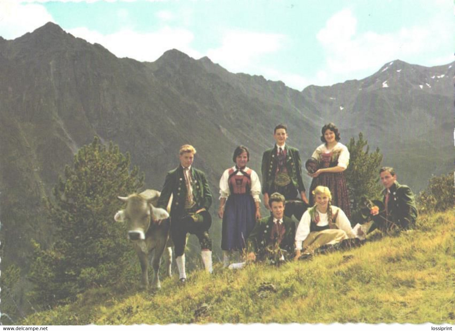Austria:Tirol Mountains, Upper Tirol Dancing Group - Europe