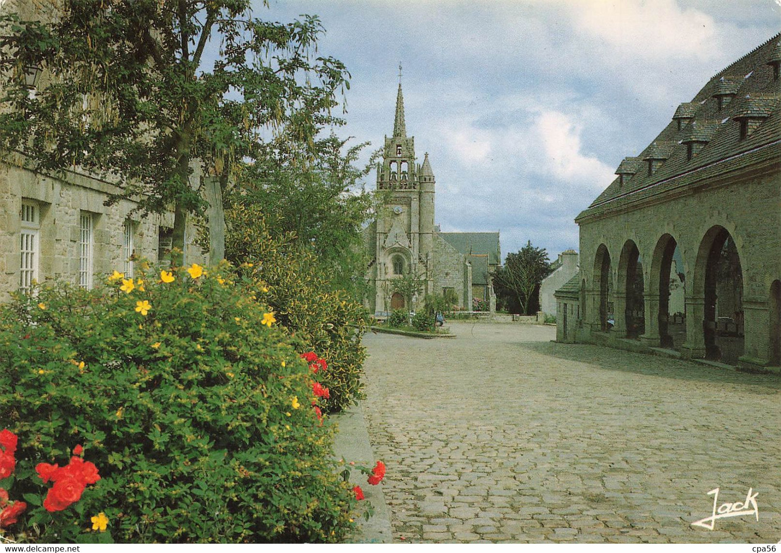 GUERLESQUIN - Place De L'église - JACK éd. - Guerlesquin