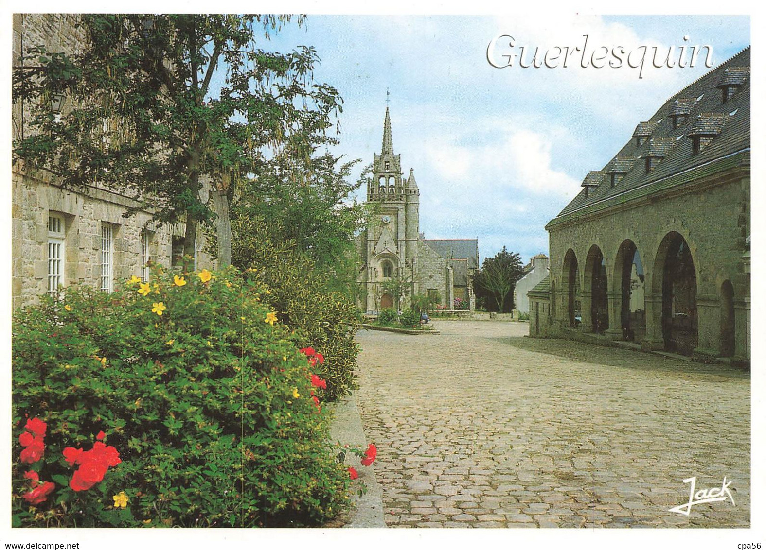 GUERLESQUIN - Place De L'église - JACK éd. - Guerlesquin