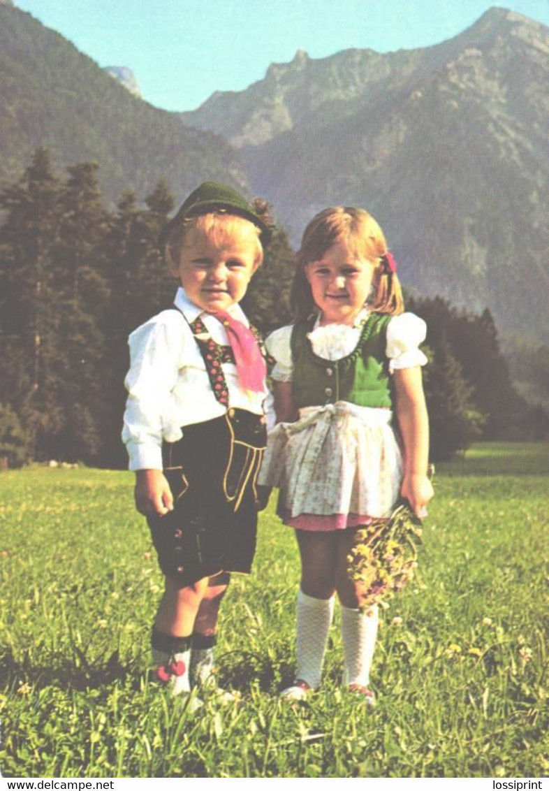 Austria:Kids Wearing National Costumes - Europe