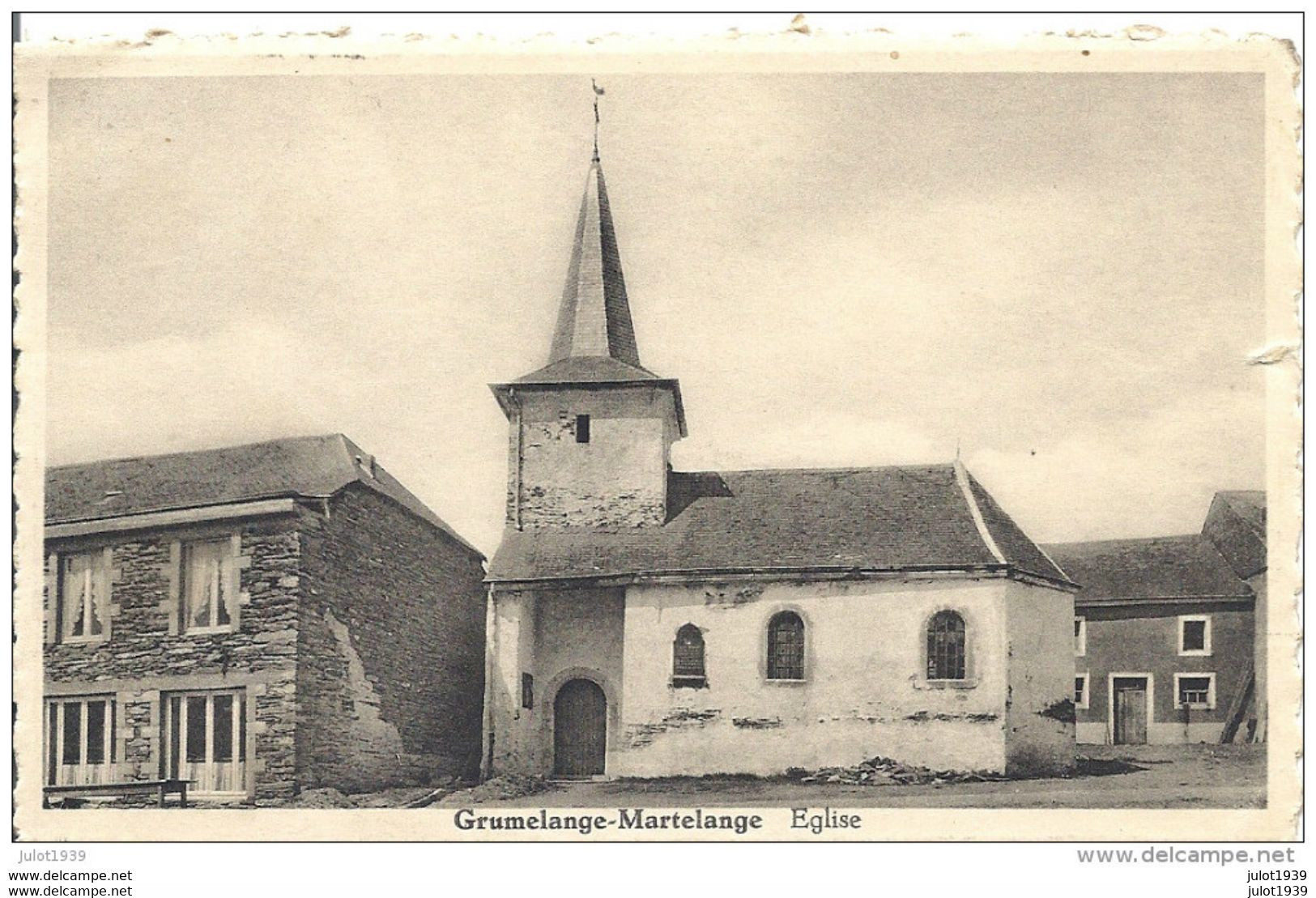 GRUMELANGE ..-- L ' Eglise . Vers AUDERGHEM ( Melle NUYTTENS ) . Voir Verso . - Martelange