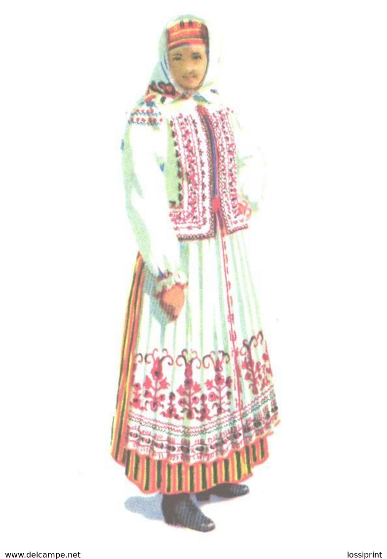 Ukraine:Lviv State, Lady Wearing National Costume, 1959 - Europe