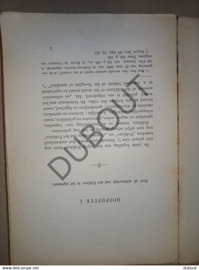 Folklore En Godsdienstgeschiedenis - Academisch Proefschrift - L. Knappert, Harlingen,  Amsterdam, 1887  (S197) - Oud