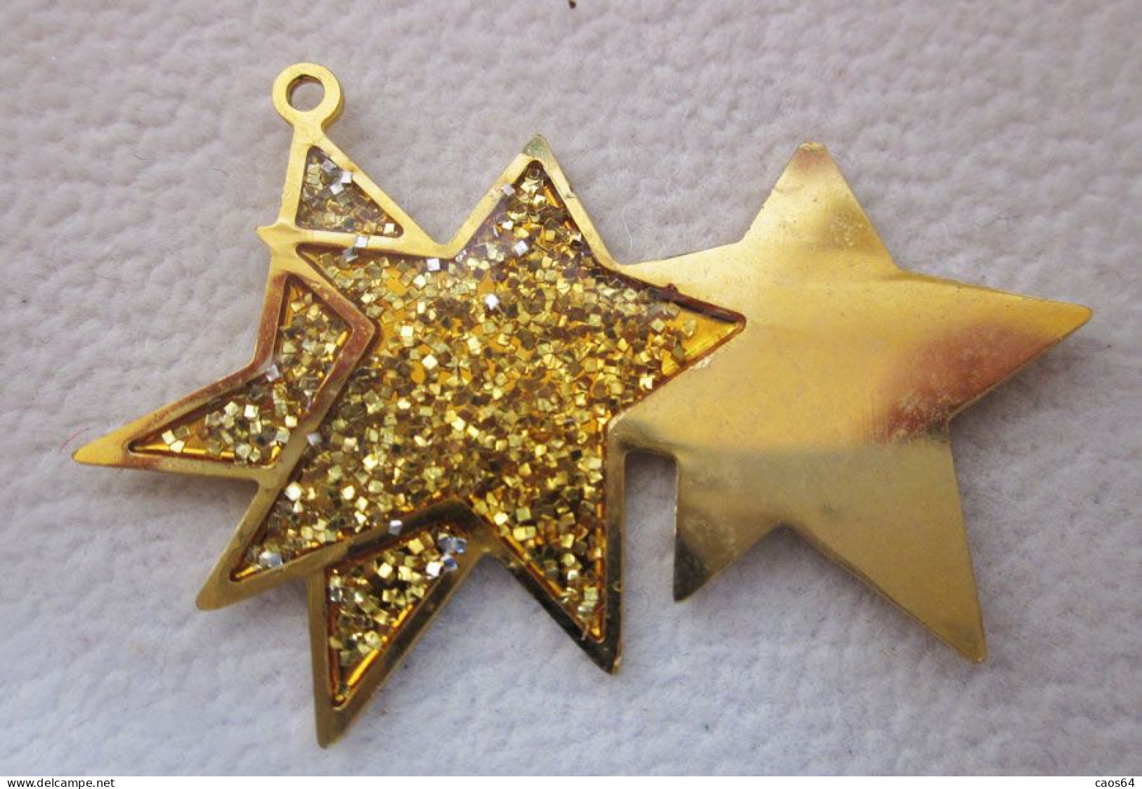 Stelle Bigiotteria Pendente Ciondolo  H. 2,5 Cm.     VINTAGE - Pendentifs