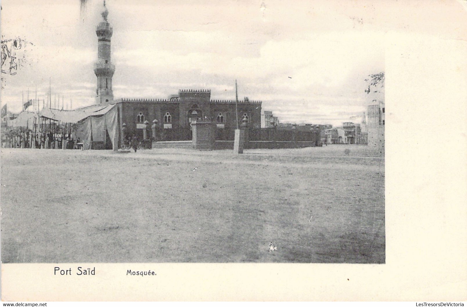 Port Said - Mosquée - Carte Envoyée De Louvain (Belgique) à Rome (ltalie) - Port-Saïd