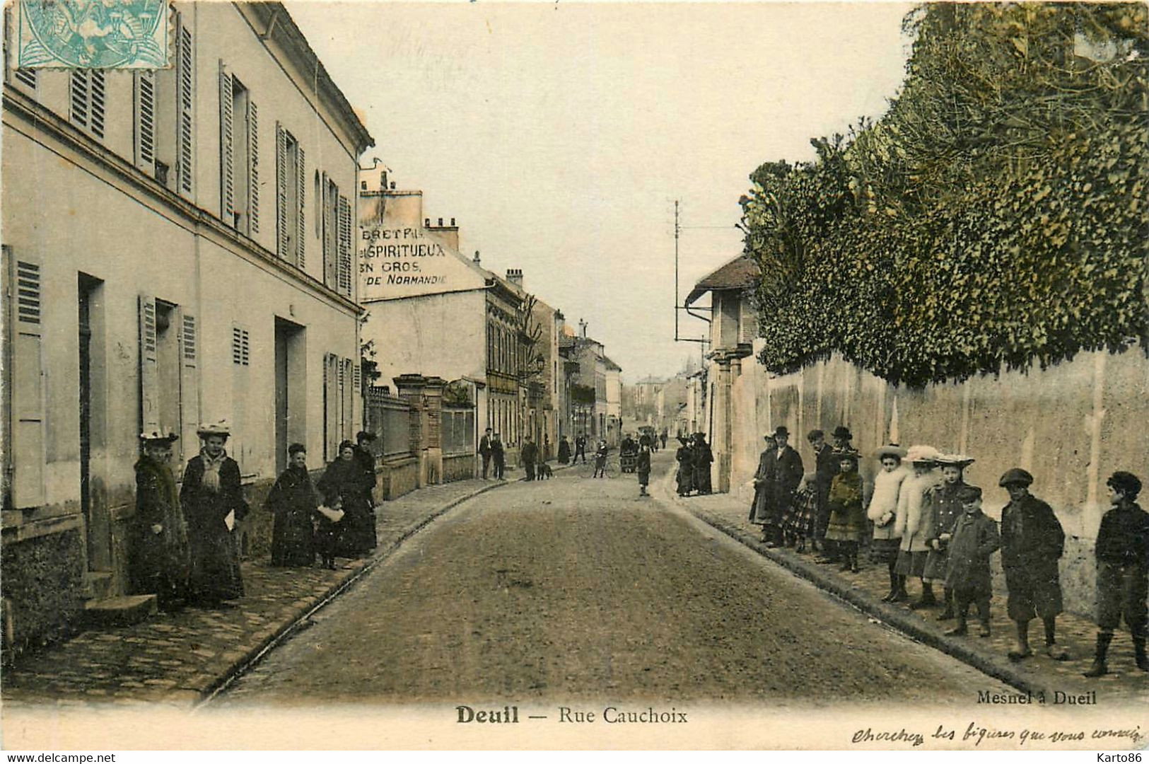 Deuil * La Rue Cauchoix * Villageois - Deuil La Barre