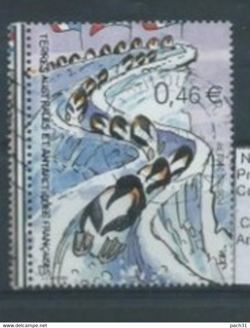 TAAF N° YT 342 Oblitéré Course De Manchots 2002 - Used Stamps