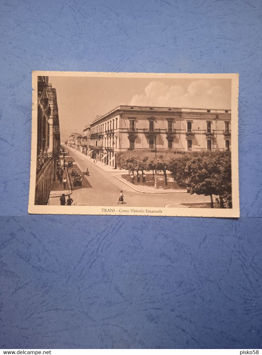 Italia-puglia-trani-corso Vittorio Emanuele-fg-1953 - Trani