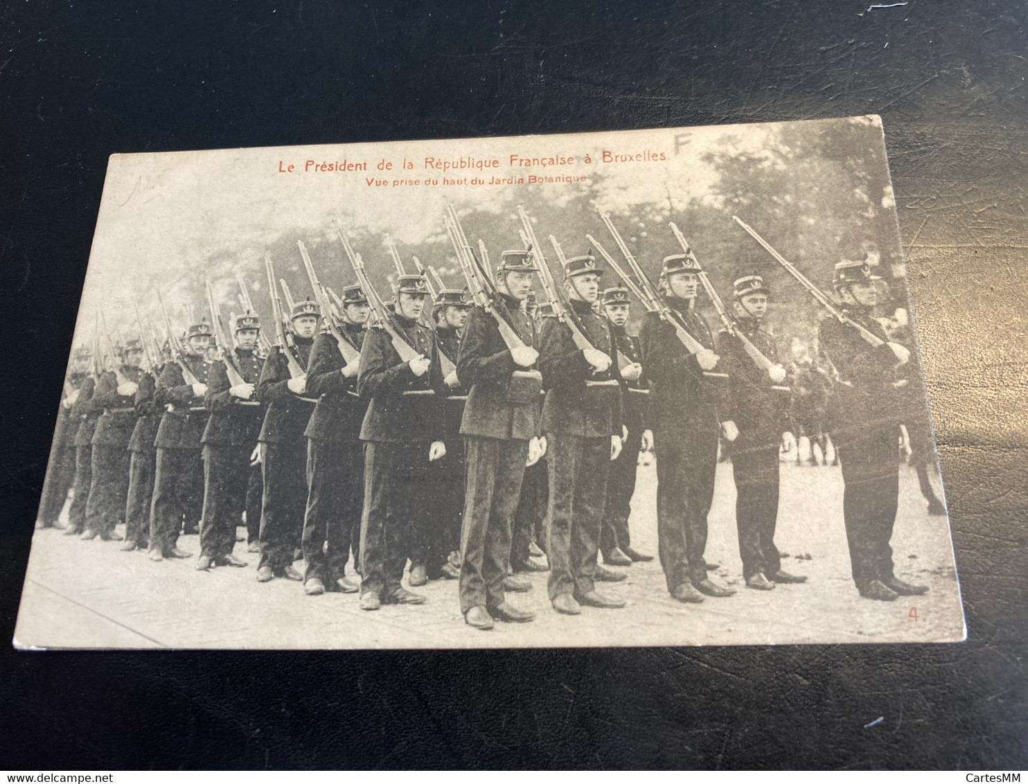 Le Président De La République Française à Bruxelles France Jardin Botanique - Receptions