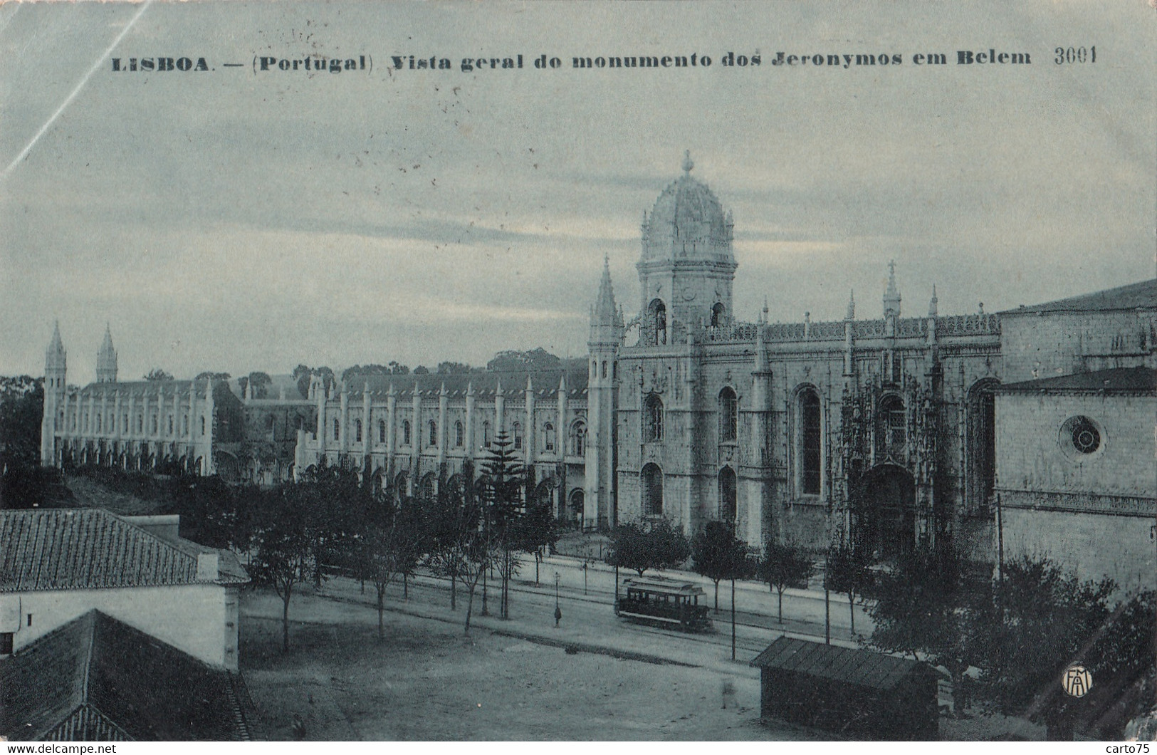 Portugal - Lisboa - Vista Geral Do Monumento Dos Jeronymos Em Belem - Tramway - Lisboa