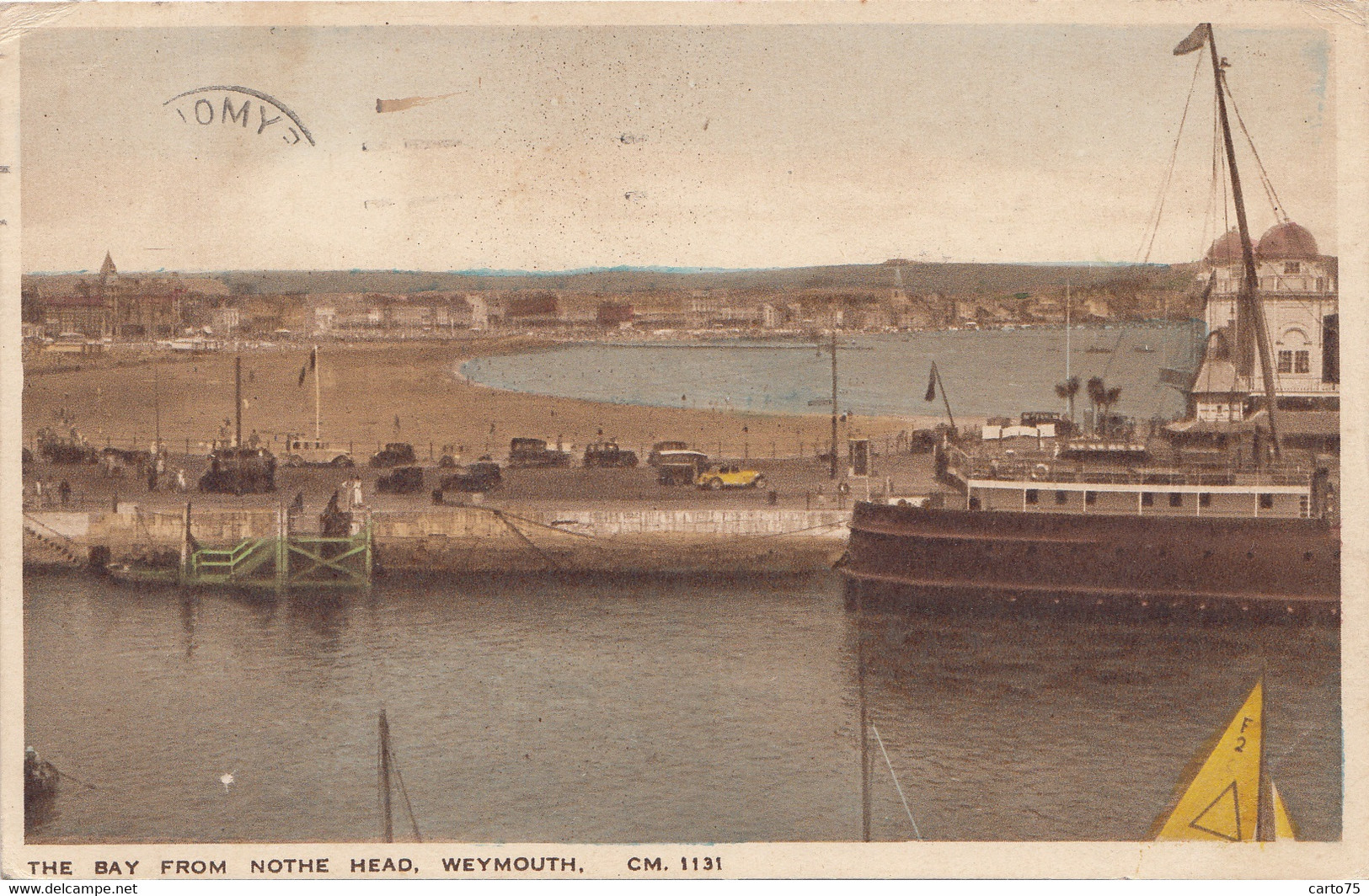 Royaume-Uni - Weymouth - The Bay From Nothe Head - Bâteaux - 1937 - Weymouth