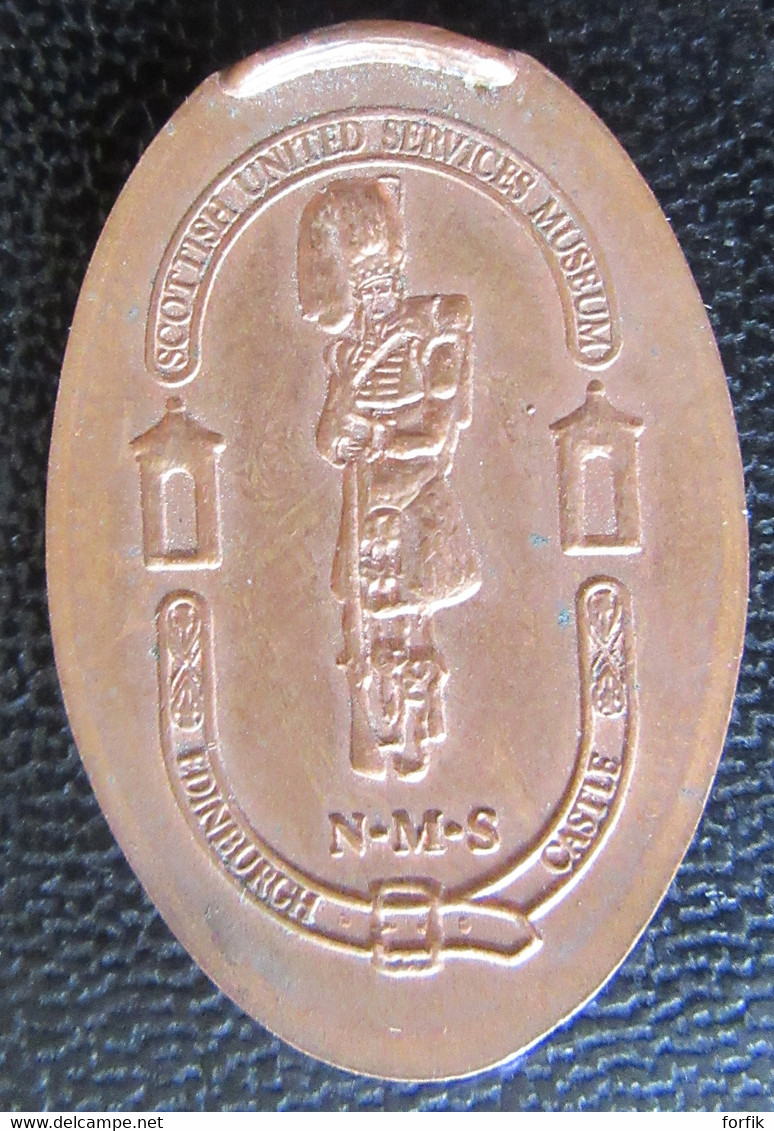 Ecosse / Scotland - Elongated Coin / Penny - Scottish United Services Museum Edinburgh Castle - Monete Allungate (penny Souvenirs)