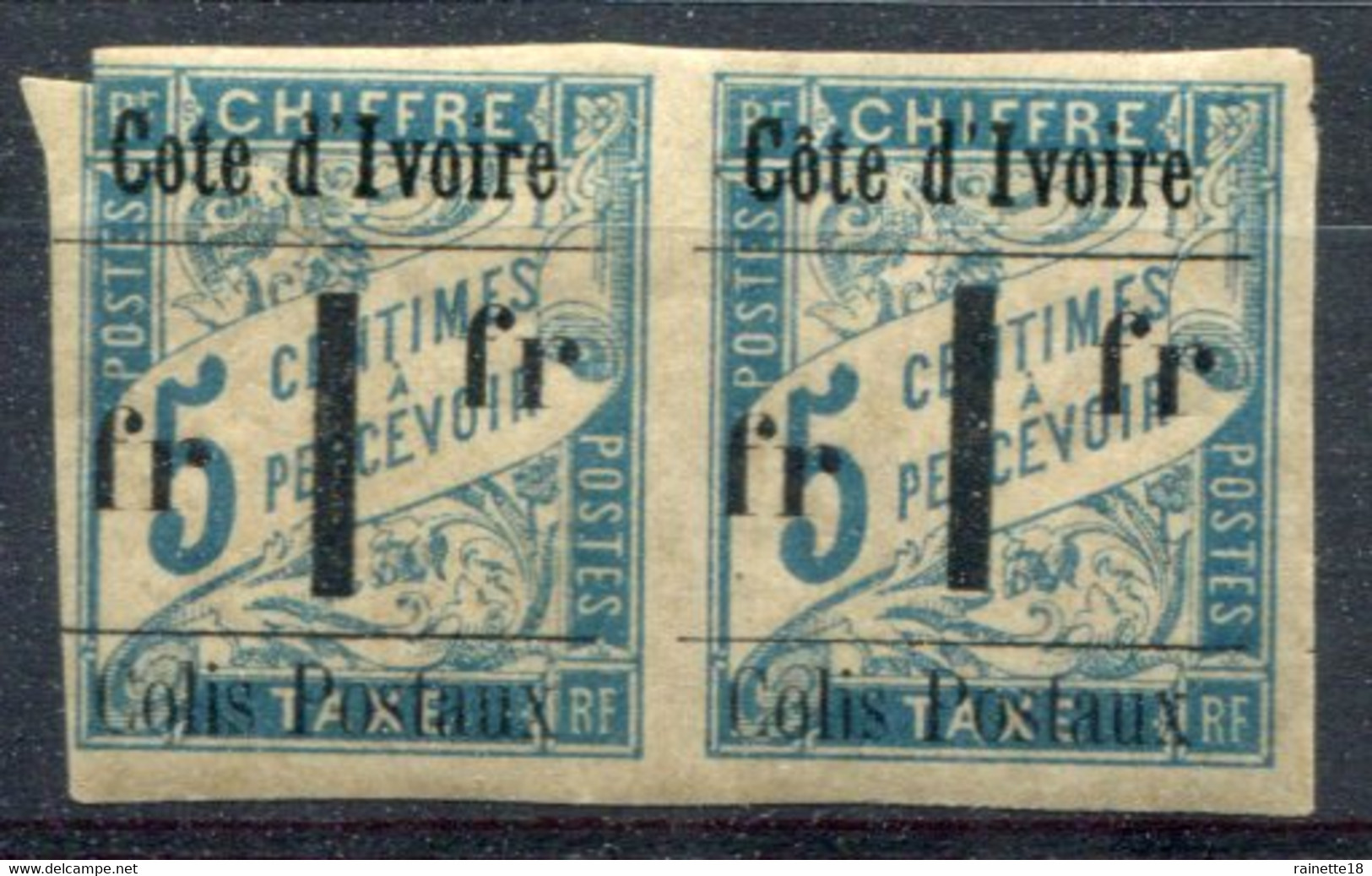 Cote D'Ivoire       Colis Postaux Paire 7A ** - Unused Stamps